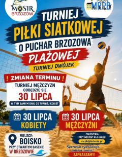 Turniej Siatkówki Plażowej Kobiet i Mężczyzn o Puchar Brzozowa